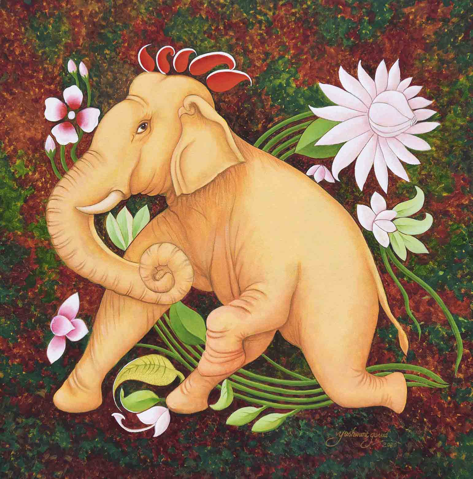 The Dancing Elephant of Ajanta | Ajanta Cave 1